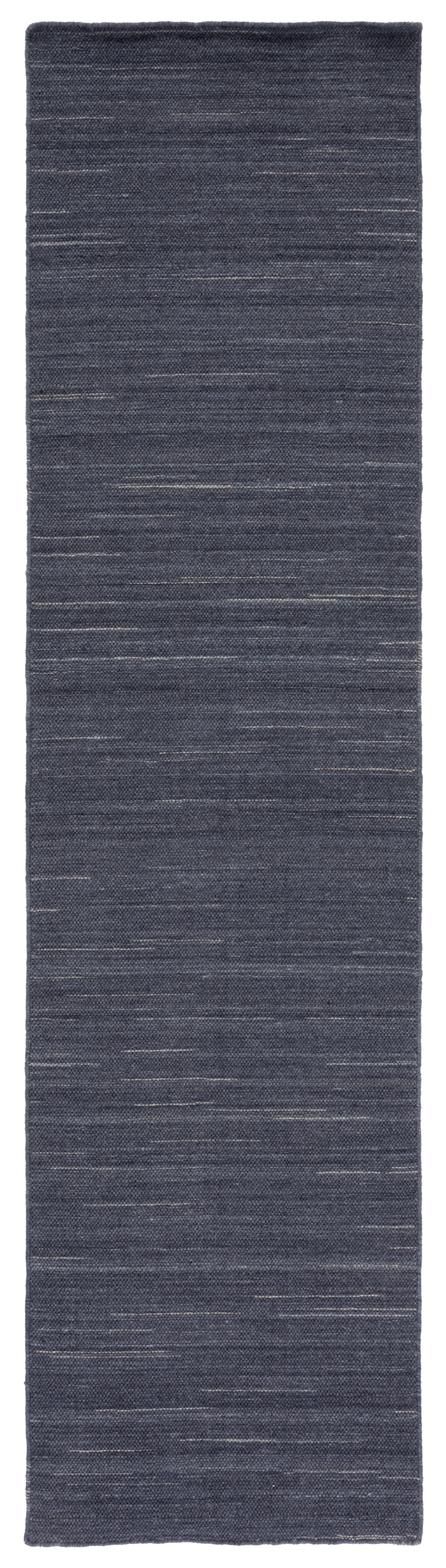 Kilim KLM125 Hand Woven Runner Rug - Dark Grey - 2'3"x9' - Safavieh