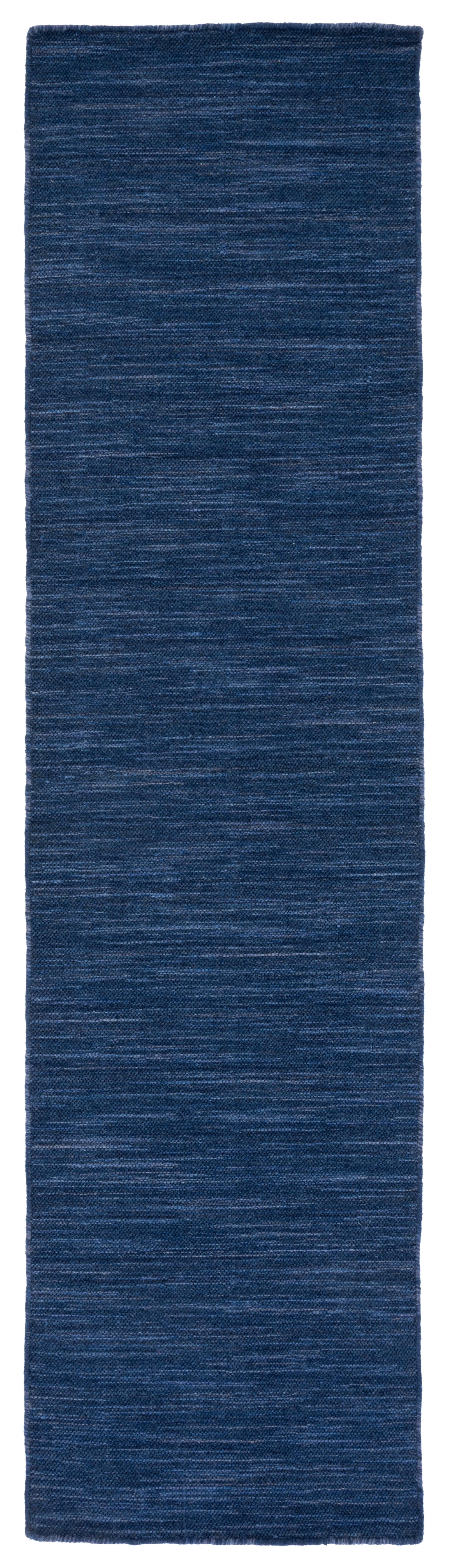 Kilim KLM125 Hand Woven Runner Rug - Navy/Blue - 2'3"x9' - Safavieh