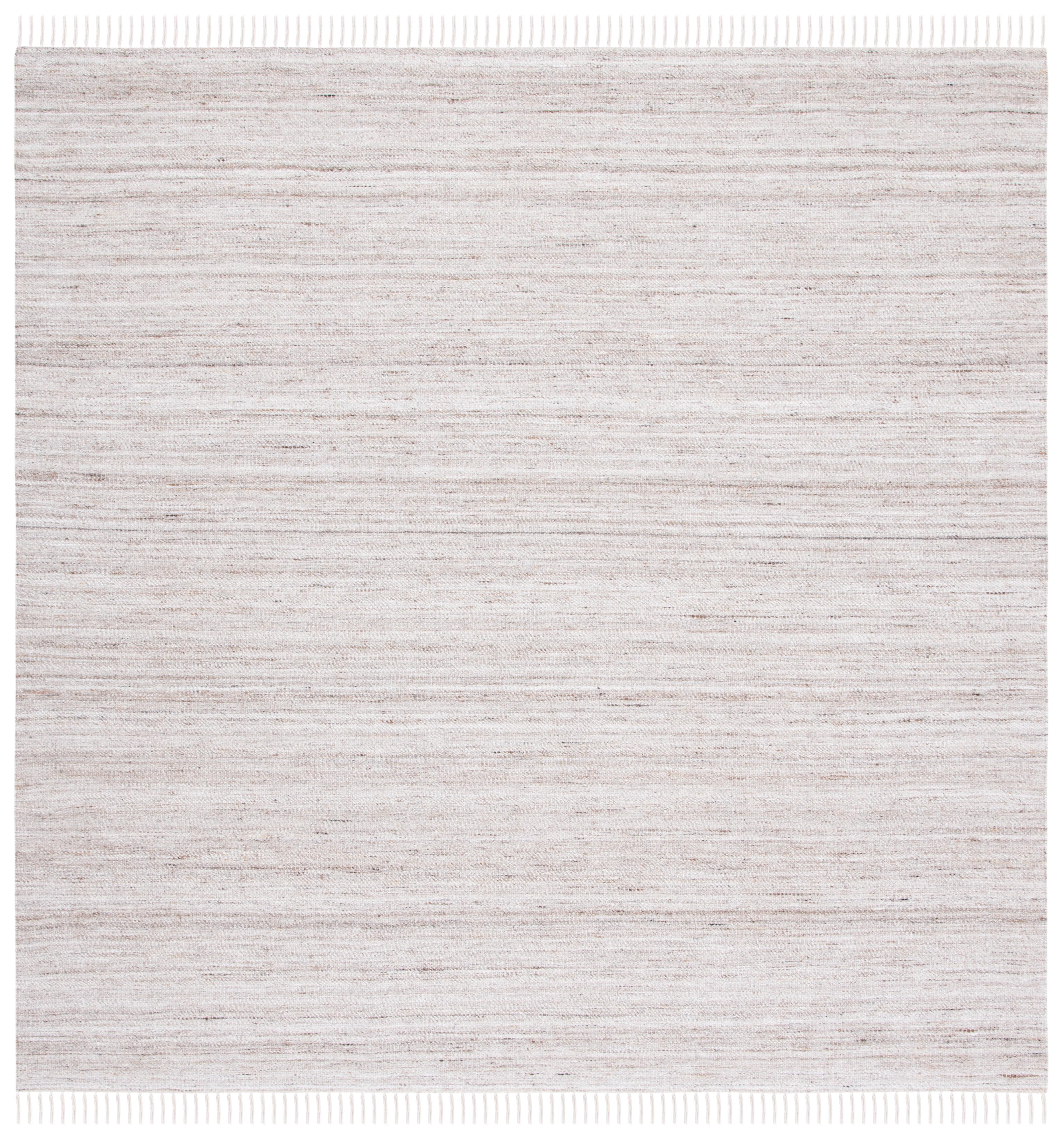 Kilim KLM551 Hand Loomed Area Rug - Ivory/Brown - 7'x7' - Safavieh.