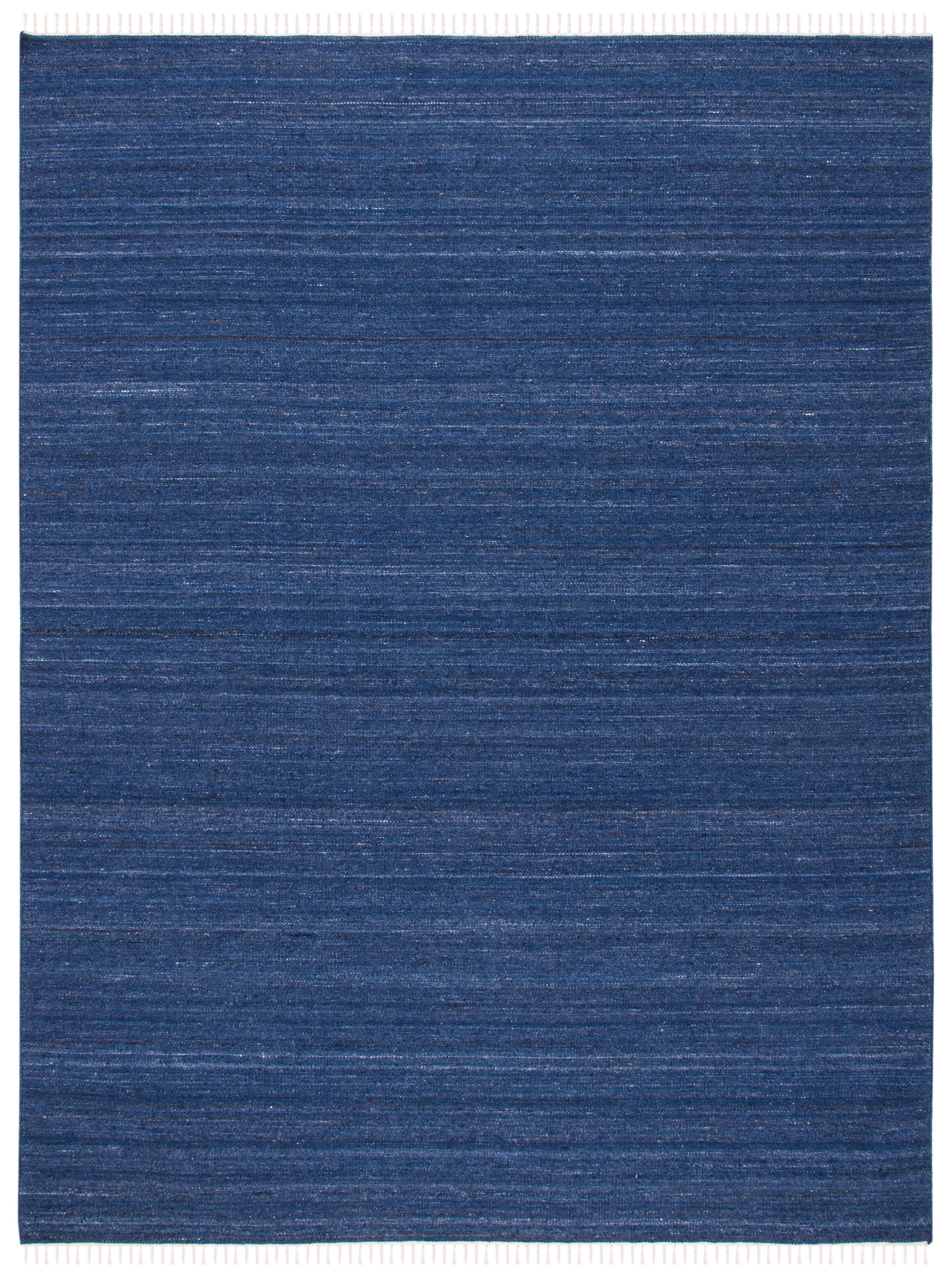 Kilim KLM551 Hand Loomed Area Rug - Navy/Blue - 8'x10' - Safavieh.