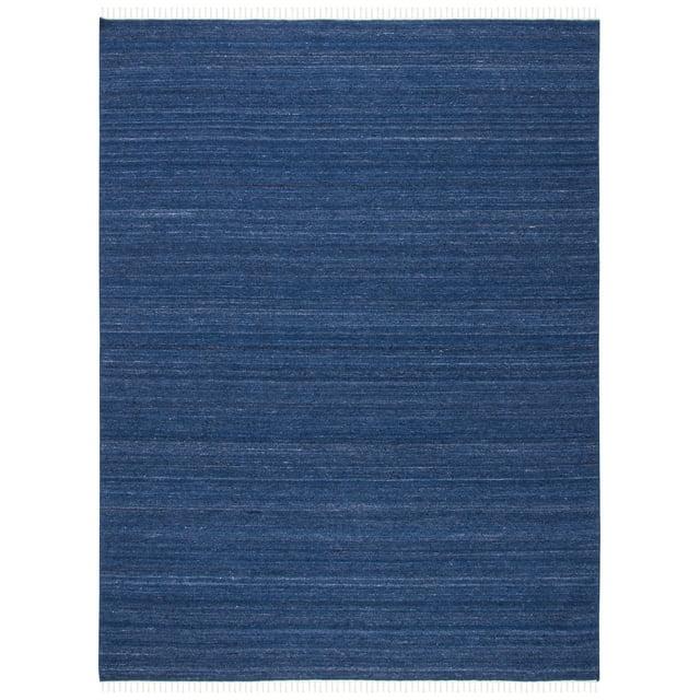 Kilim KLM551 Hand Loomed Area Rug - Navy/Blue - 8'x10' - Safavieh.