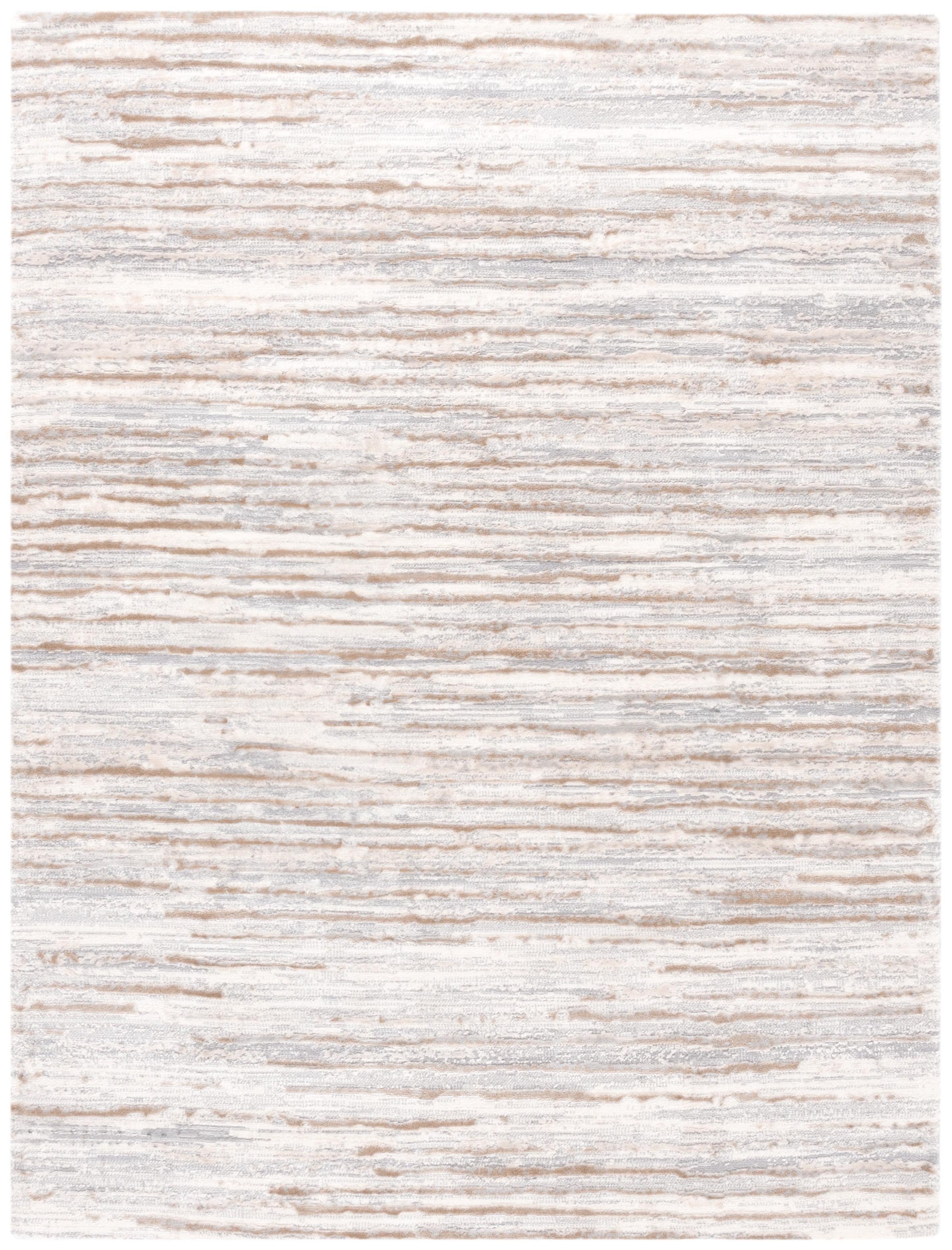 Lagoon LGN518 Power Loomed Area Rug - Grey/Beige - 5'5"x7'7" - Safavieh