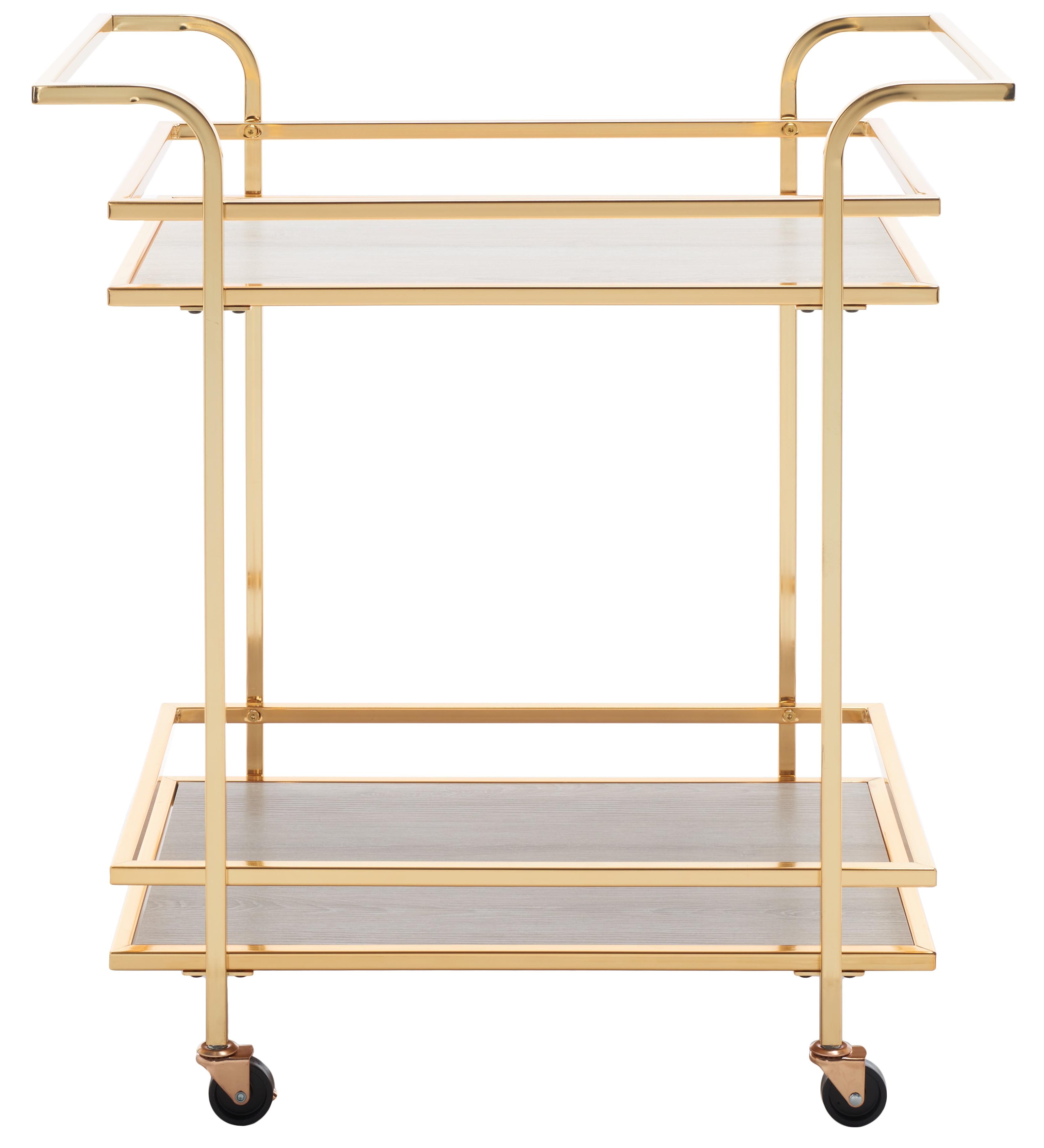 Lameris 2 Tier Bar Cart With Handle - Safavieh