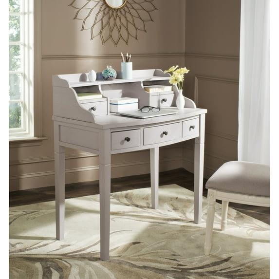 Landon Writing Desk - Quartz Grey - Safavieh