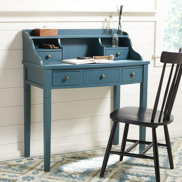 Landon Writing Desk - AMH6516 - Teal - Safavieh Couture