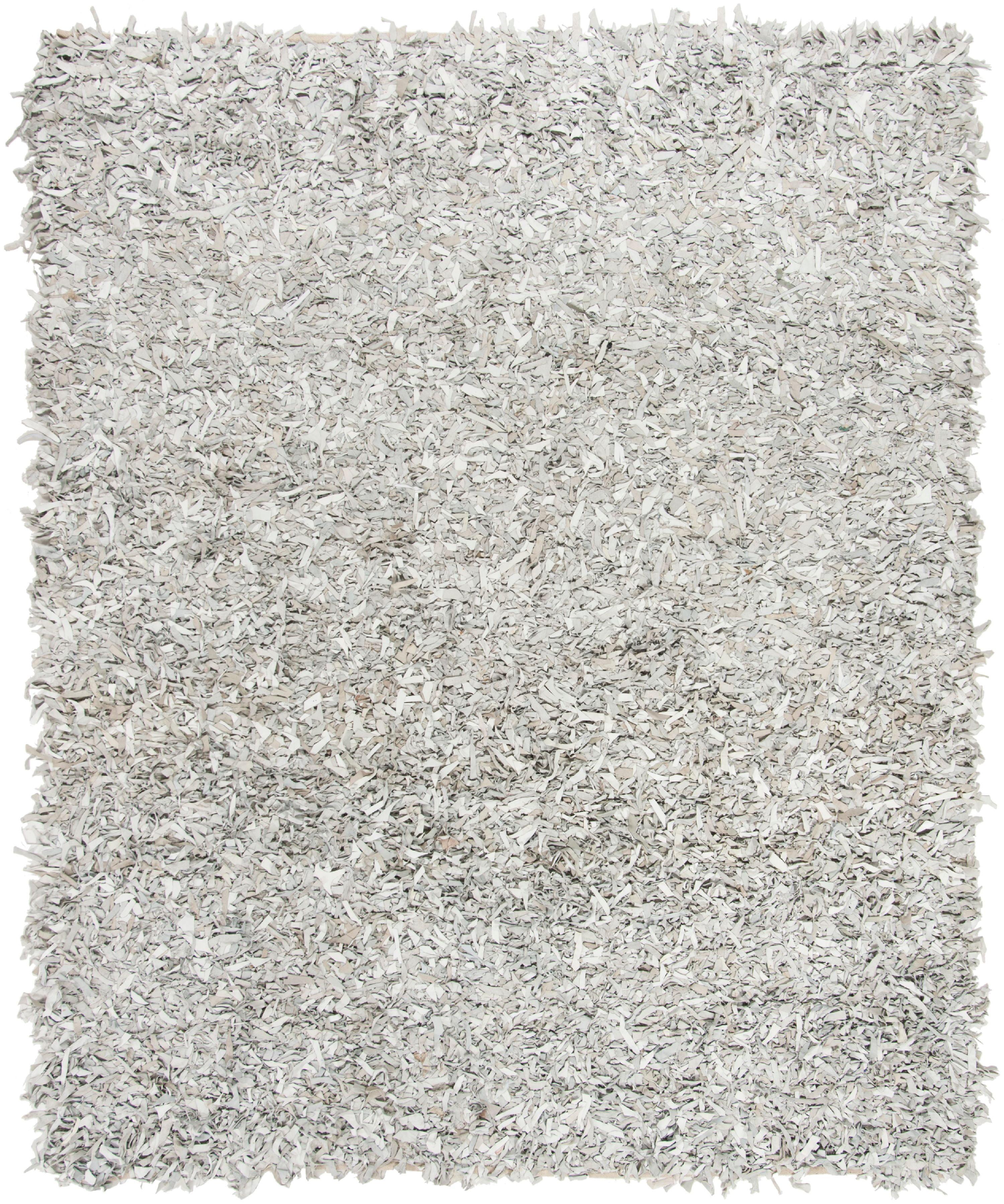 Arik Handmade Shag Area Rug in Gray