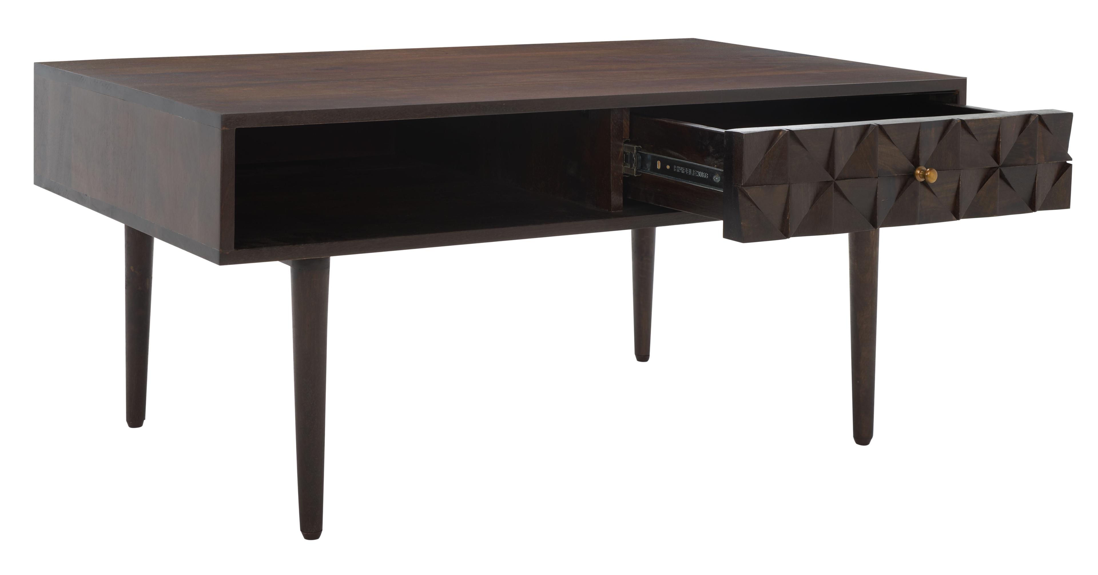 George Oliver Lilyth Solid Wood Coffee Table