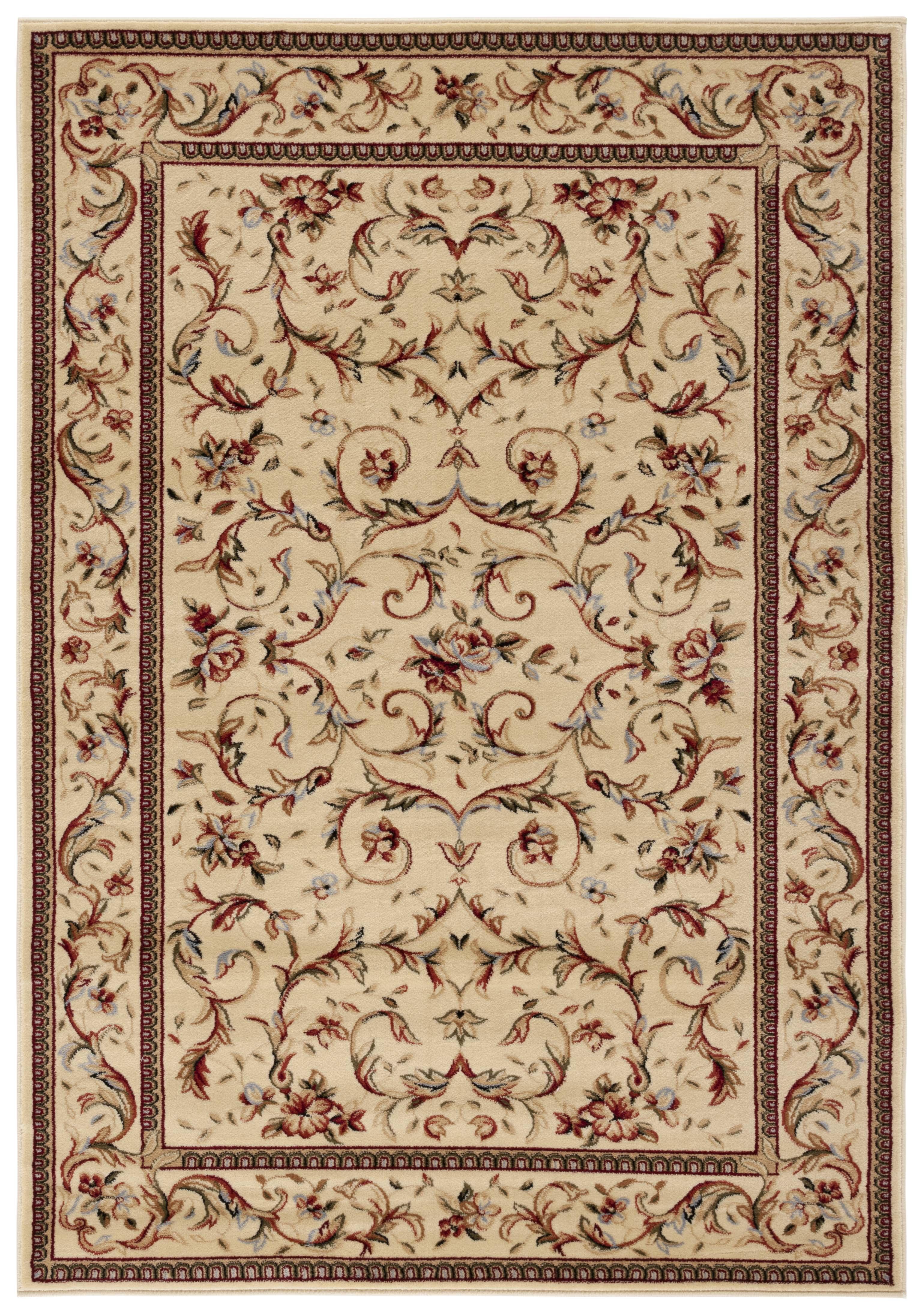 Lyndhurst LNH212 Power Loomed Area Rug - Beige/Ivory - 6'x9' - Safavieh.