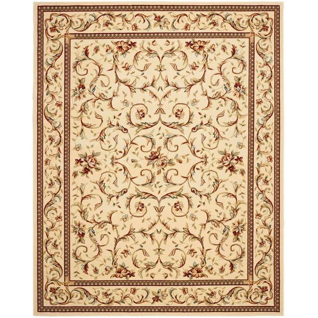 Lyndhurst LNH322 Power Loomed Area Rug - Ivory/Ivory - 8'x11' - Safavieh