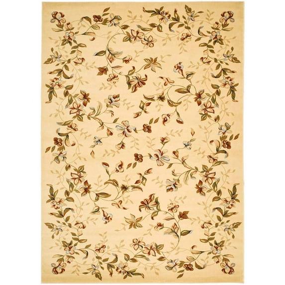 Lyndhurst LNH325 Power Loomed Area Rug - Beige - 5'3"x7'6" - Safavieh.