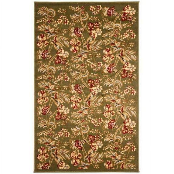 Lyndhurst LNH326 Power Loomed Accent Rug - Sage - 3'3"x5'3" - Safavieh
