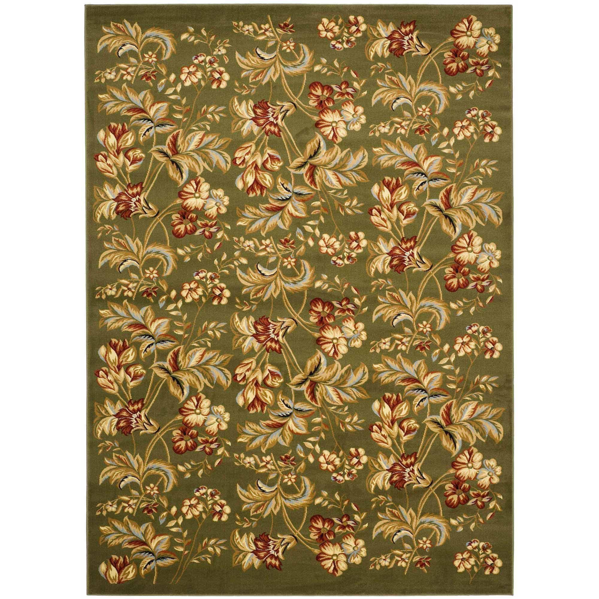 Lyndhurst LNH326 Power Loomed Area Rug - Sage - 8'x11' - Safavieh