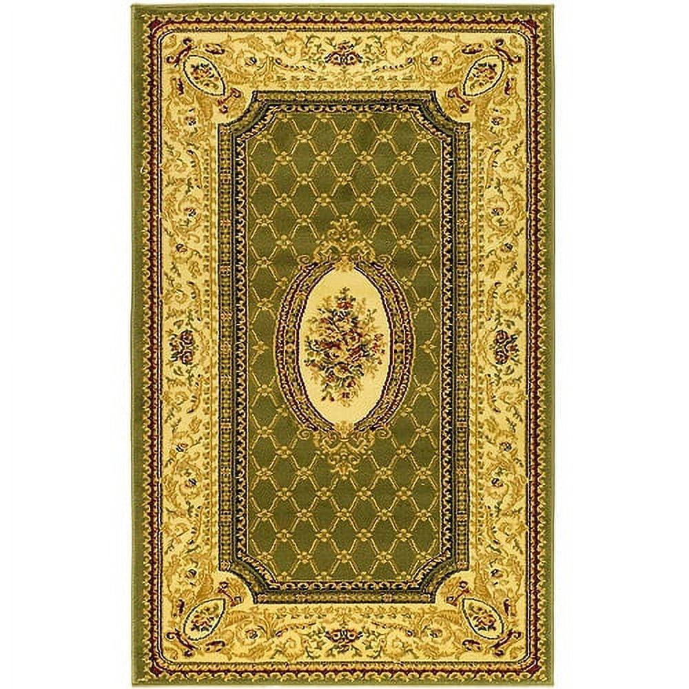 Lyndhurst LNH223 Power Loomed Accent Rug - Sage/Ivory - 3'3"x5'3" - Safavieh.