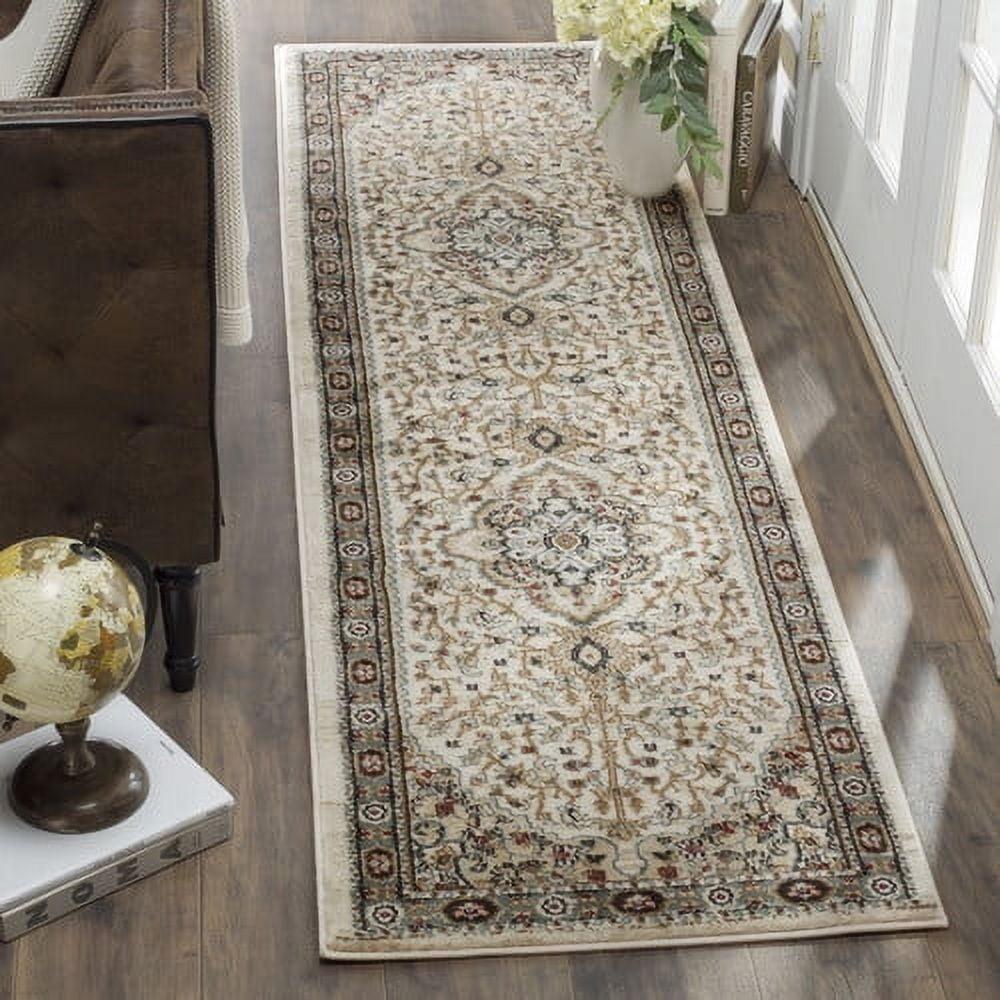 Lyndhurst LNH338 Power Loomed Runner Rug - Cream/Beige - 2'3"x8' - Safavieh.