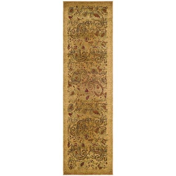 Lyndhurst LNH224 Power Loomed Runner Rug - Beige/Multi - 2'3"x22' - Safavieh