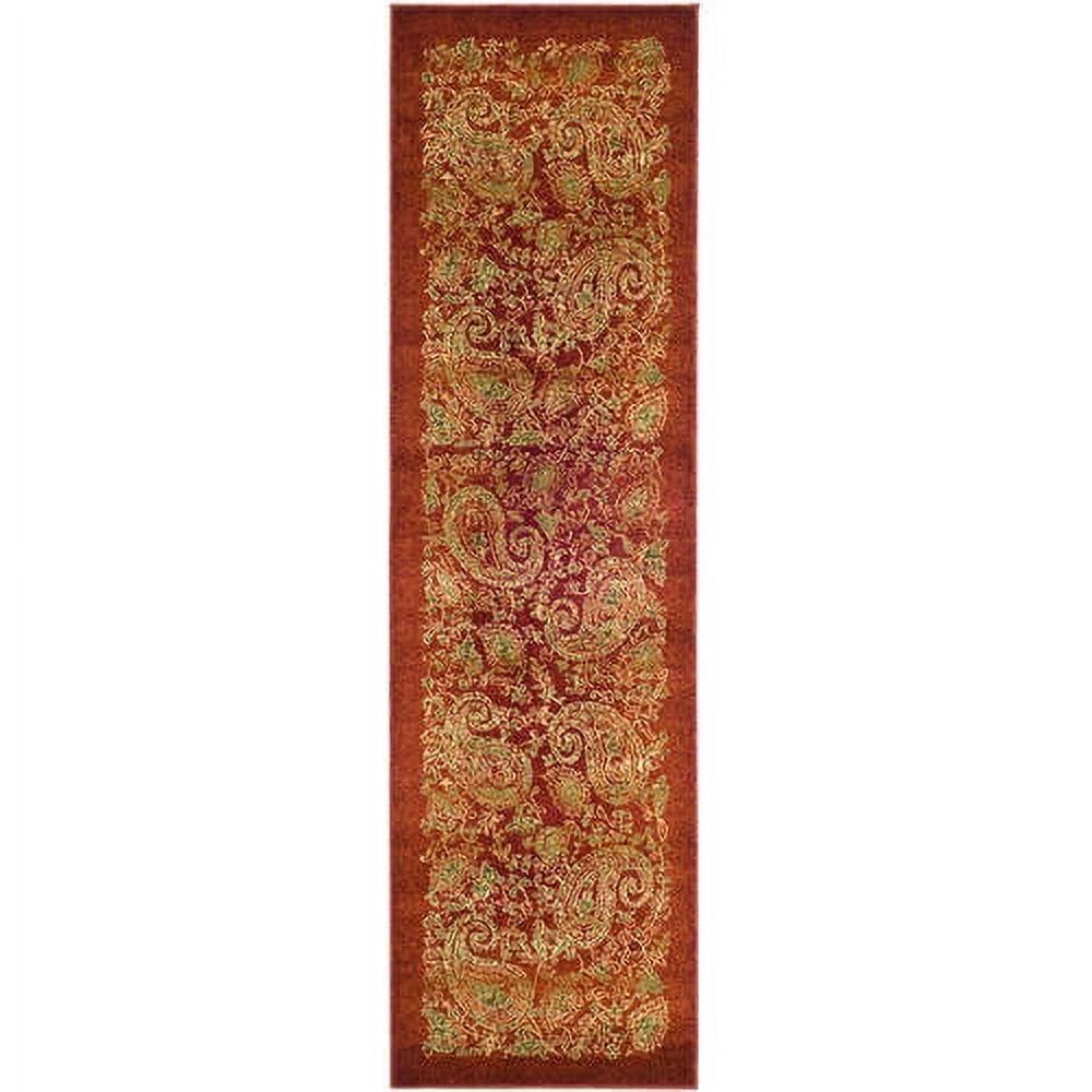 Lyndhurst LNH224 Power Loomed Runner Rug - Red/Multi - 2'3"x8' - Safavieh