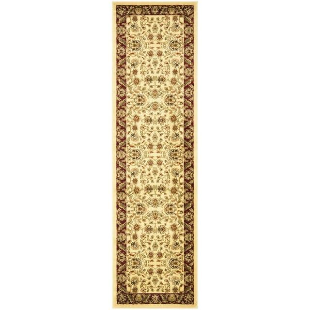 Lyndhurst LNH215 Power Loomed Runner Rug - Ivory/Red - 2'3"x6' - Safavieh