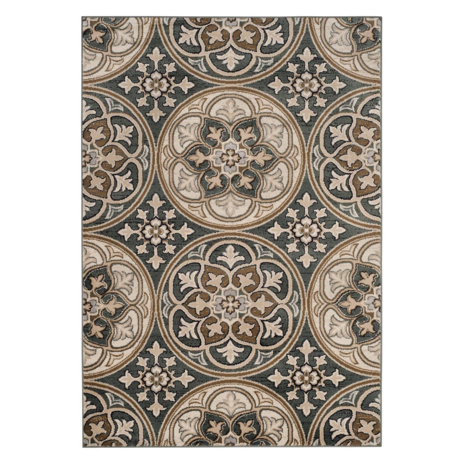 Lyndhurst LNH341 Power Loomed Rugs - Safavieh