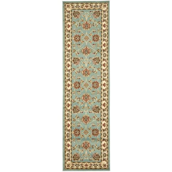 Lyndhurst LNH555 Power Loomed Runner Rug - Blue/Ivory - 2'3"x8' - Safavieh