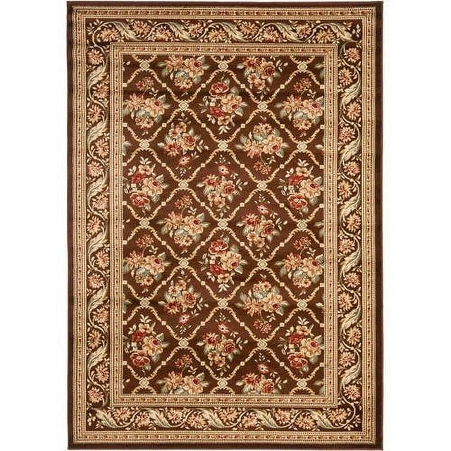 Lyndhurst LNH556 Power Loomed Area Rug - Brown/Brown - 3'3"x5'3" - Safavieh.