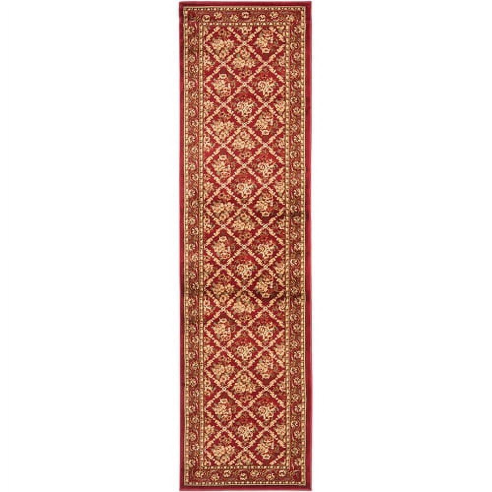 Lyndhurst LNH556 Power Loomed Runner Rug - Red/Red - 2'3"x12' - Safavieh.