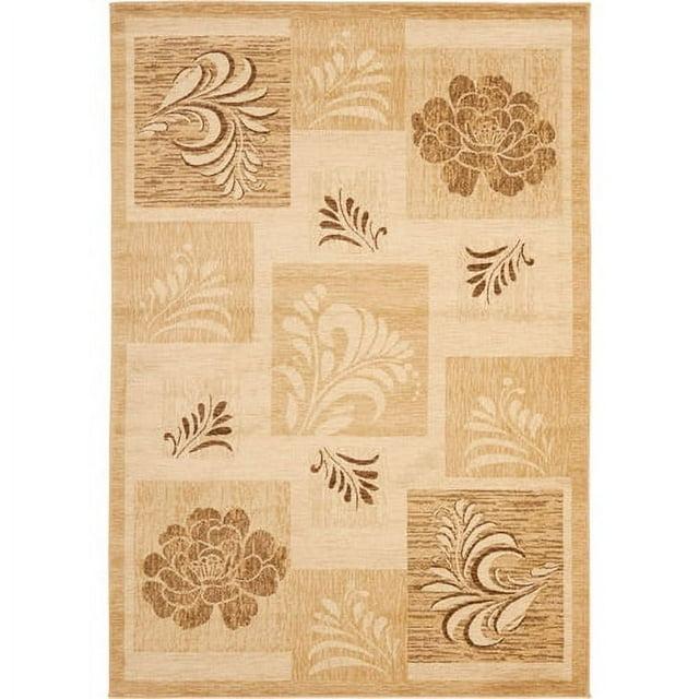 Lyndhurst LNH554 Power Loomed Area Rug - Ivory/Multi - 6'7"x6'7" - Safavieh