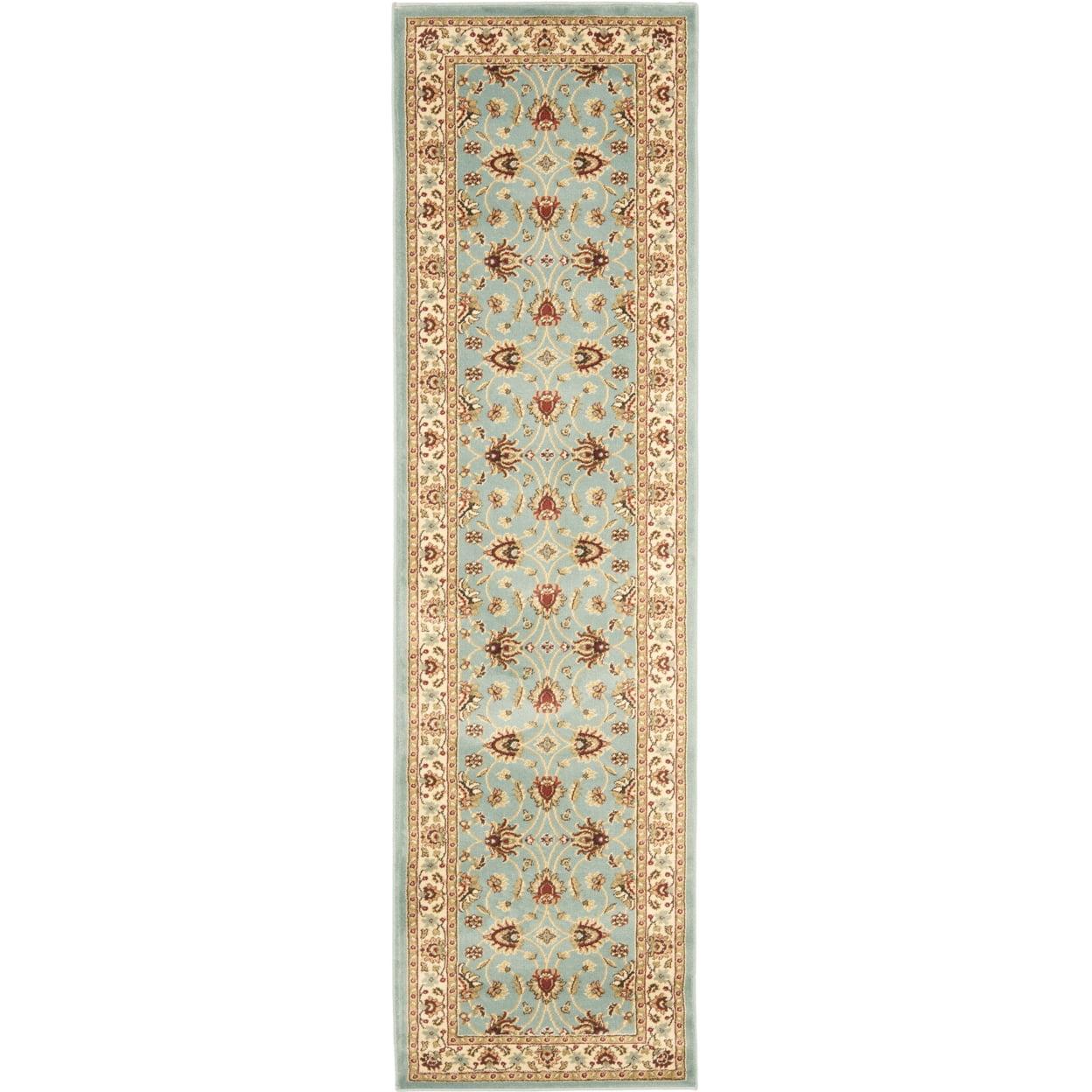 Lyndhurst LNH553 Power Loomed Area Rug - Blue/Ivory - 8'9"x12' - Safavieh.