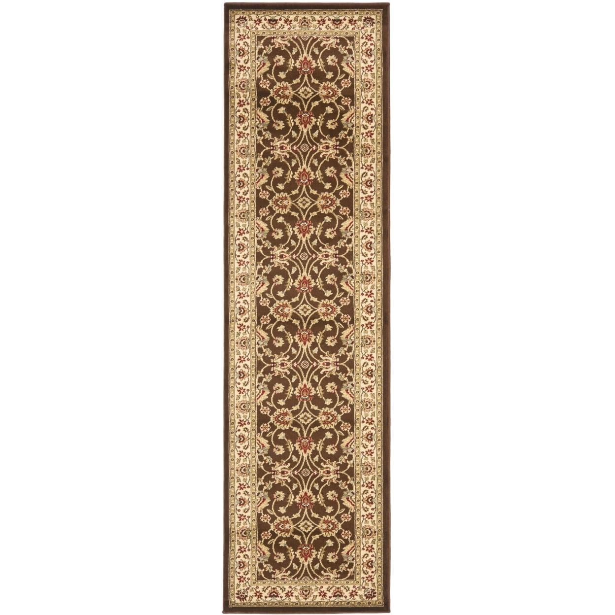 Lyndhurst LNH553 Power Loomed Accent Rug - Brown/Ivory - 3'3"x5'3" - Safavieh.