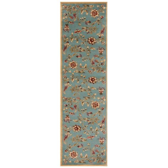 Lyndhurst LNH552 Power Loomed Area Rug - Blue/Multi - 8'9"x12' - Safavieh