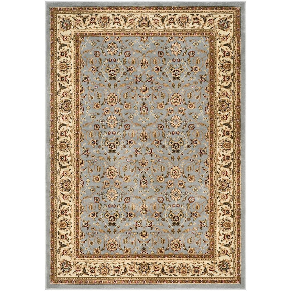 Lyndhurst LNH312 Power Loomed Area Rug - Light Blue/Ivory - 5'3"x7'6" - Safavieh.