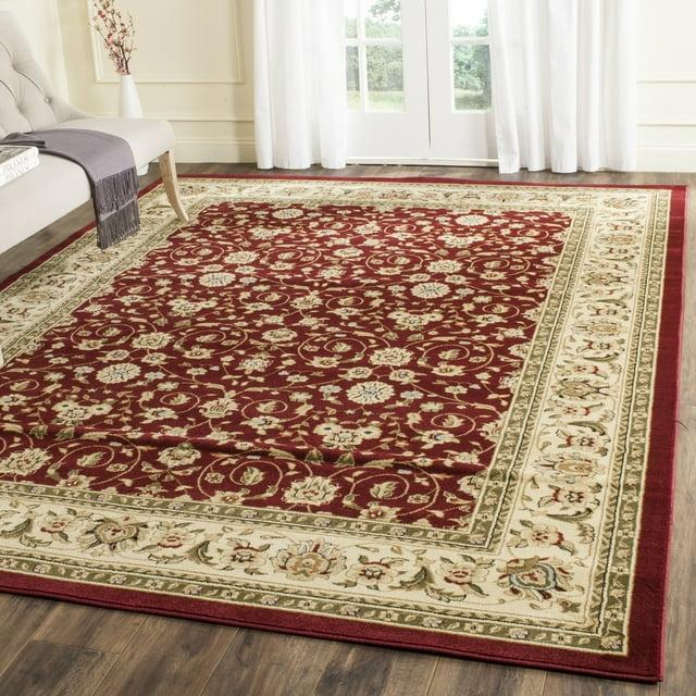 Lyndhurst LNH312 Power Loomed Area Rug - Red/Ivory - 11'x15' - Safavieh