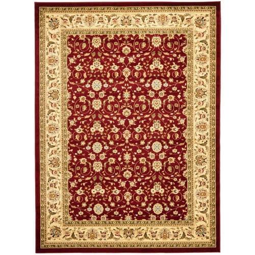 Lyndhurst LNH312 Power Loomed Area Rug - Red/Ivory - 8'x11' - Safavieh.