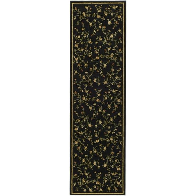 Lyndhurst LNH220 Power Loomed Area Rug - Black - 5'3"x7'6" - Safavieh.