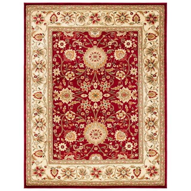 Lyndhurst LNH212 Power Loomed Area Rug - Red/Ivory - 9'x12' - Safavieh