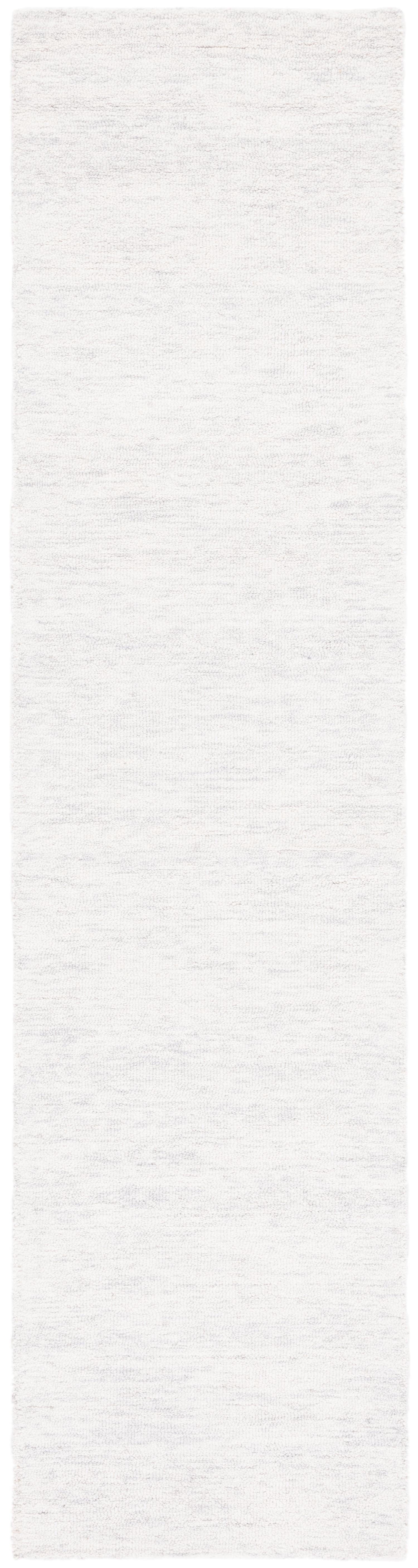 Ivory Hand-Tufted Wool Runner Rug 2'3" x 8'