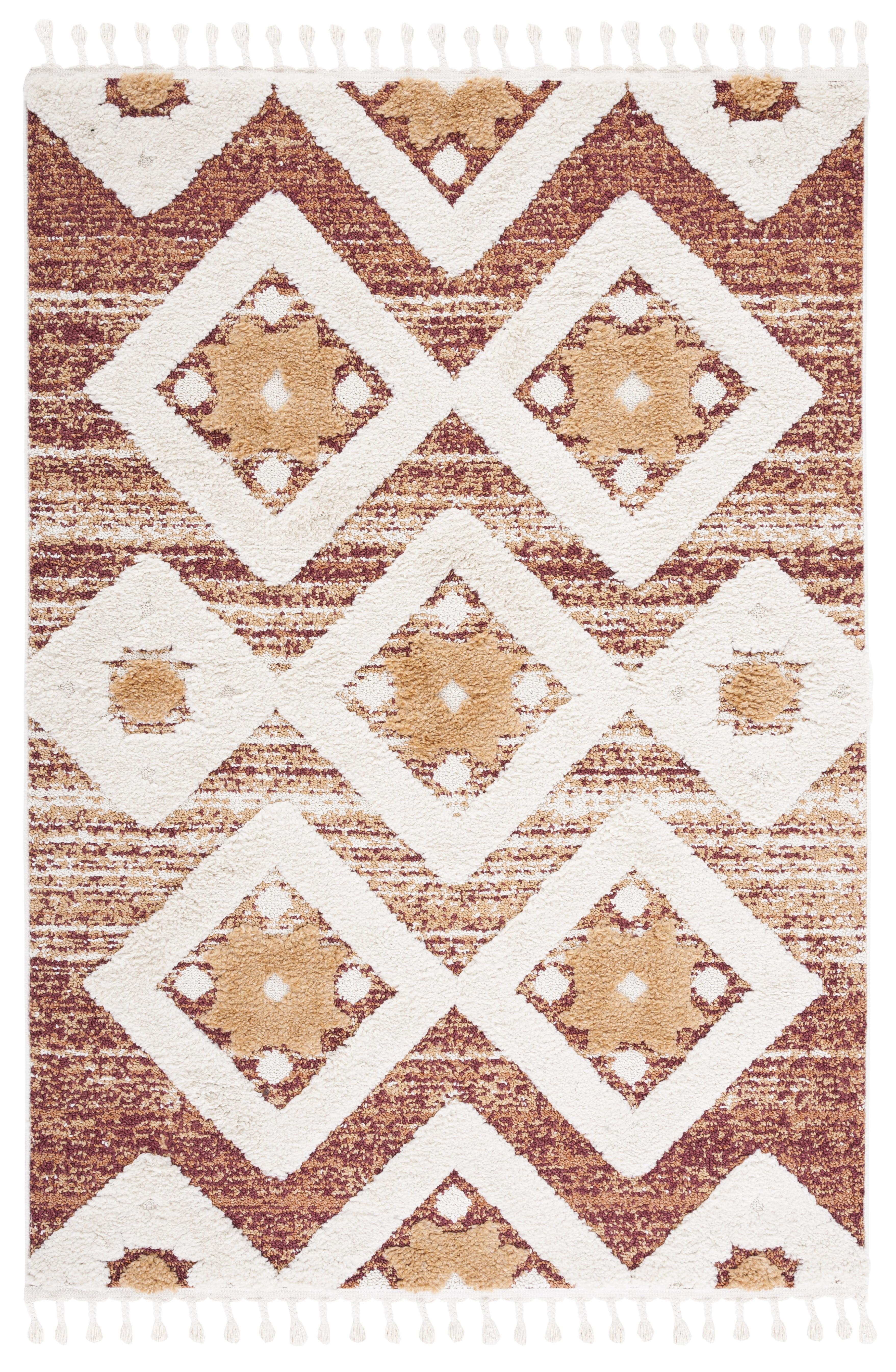 Moroccan Tassel Shag MTS664 Power Loomed Indoor Rug - Safavieh