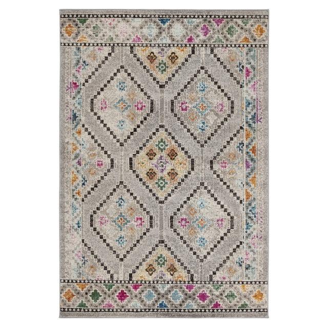 Madison MAD481 Power Loomed Area Rug - Grey/Beige - 5'3"x7'6" - Safavieh.