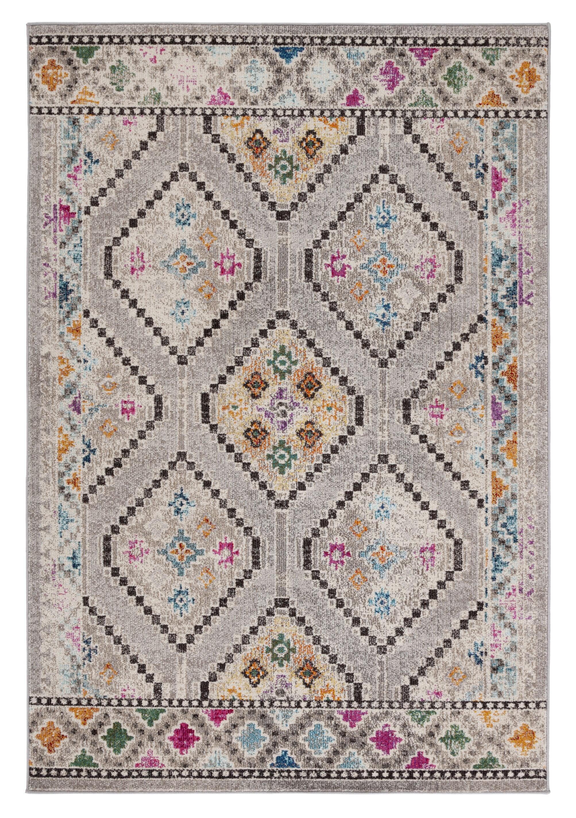 Madison MAD481 Power Loomed Area Rug - Grey/Beige - 6'x9' - Safavieh.