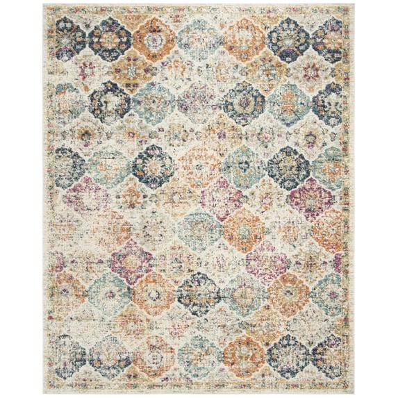 Madison MAD611 Power Loomed Indoor Area Rug - Cream/Multi - 10'x14' - Safavieh