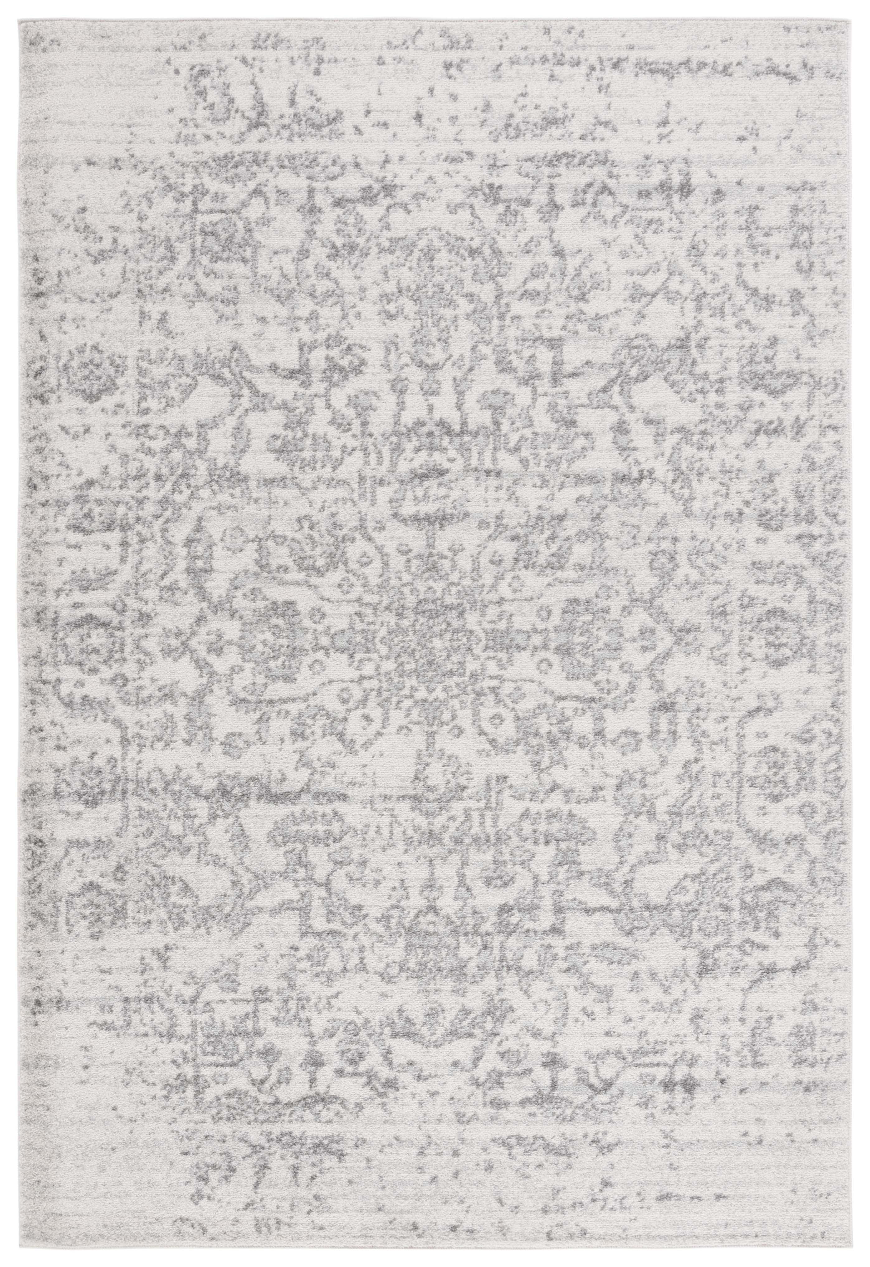 Madison MAD603 Power Loomed Indoor Area Rug - Silver/Ivory - 5'3"x7'6" - Safavieh