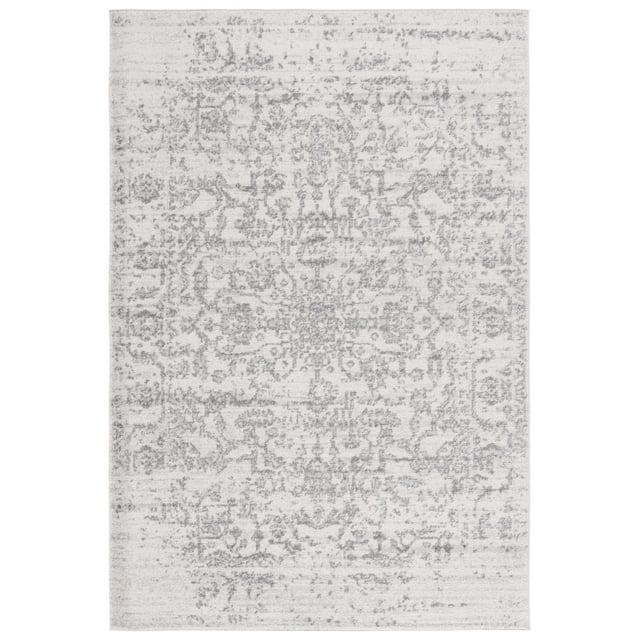 Madison MAD603 Power Loomed Indoor Area Rug - Silver/Ivory - 6'7"x9'2" - Safavieh