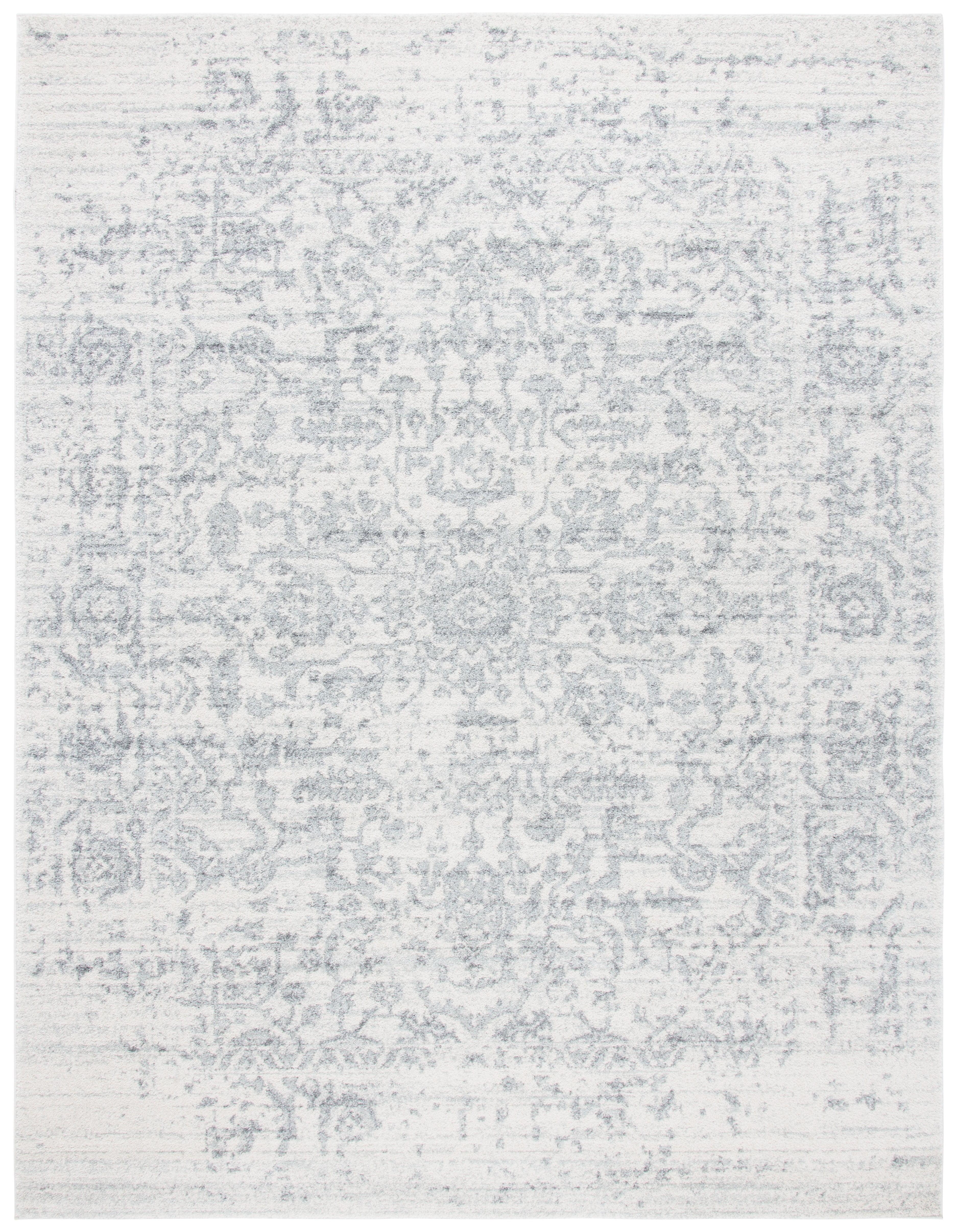 Madison MAD603 Power Loomed Indoor Area Rug - Silver/Ivory - 8'x10' - Safavieh