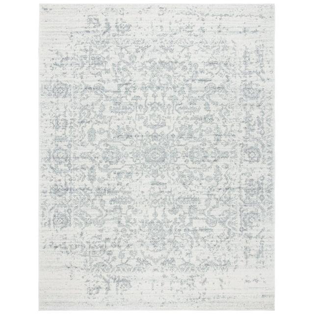Madison MAD603 Power Loomed Indoor Area Rug - Silver/Ivory - 8'x10' - Safavieh