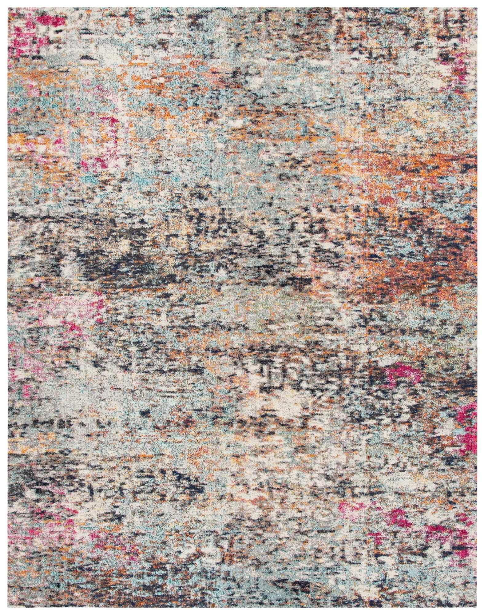 Madison MAD460 Power Loomed Indoor Area Rug - Black/Gold - 8'x10' - Safavieh