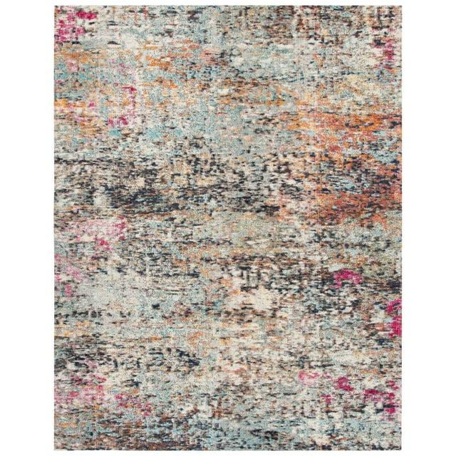 Madison MAD460 Power Loomed Indoor Area Rug - Black/Gold - 8'x10' - Safavieh