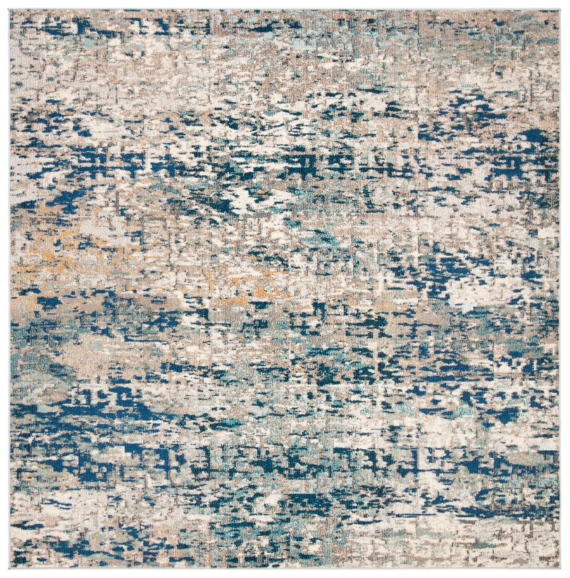 Madison Abstract Gray Area Rug