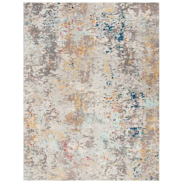 Madison MAD453 Power Loomed Indoor Area Rug - Grey/Gold - 9'x12' - Safavieh
