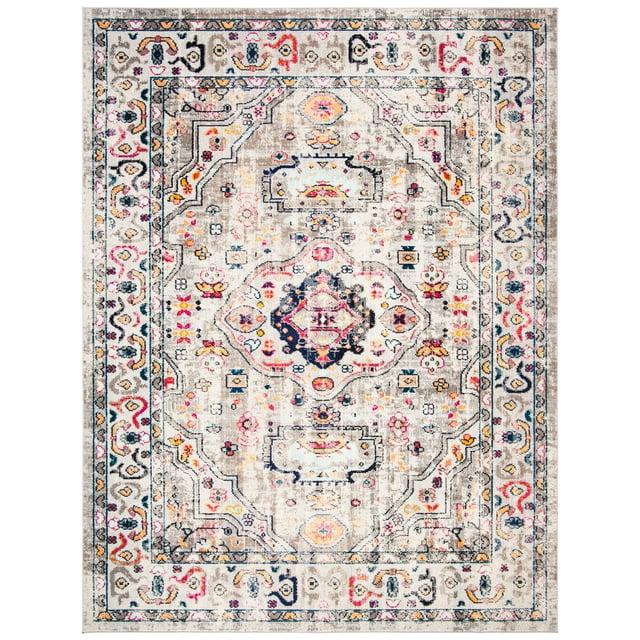 SAFAVIEH Madison Trenton Oriental Area Rug, Grey/Blue, 12' x 15'