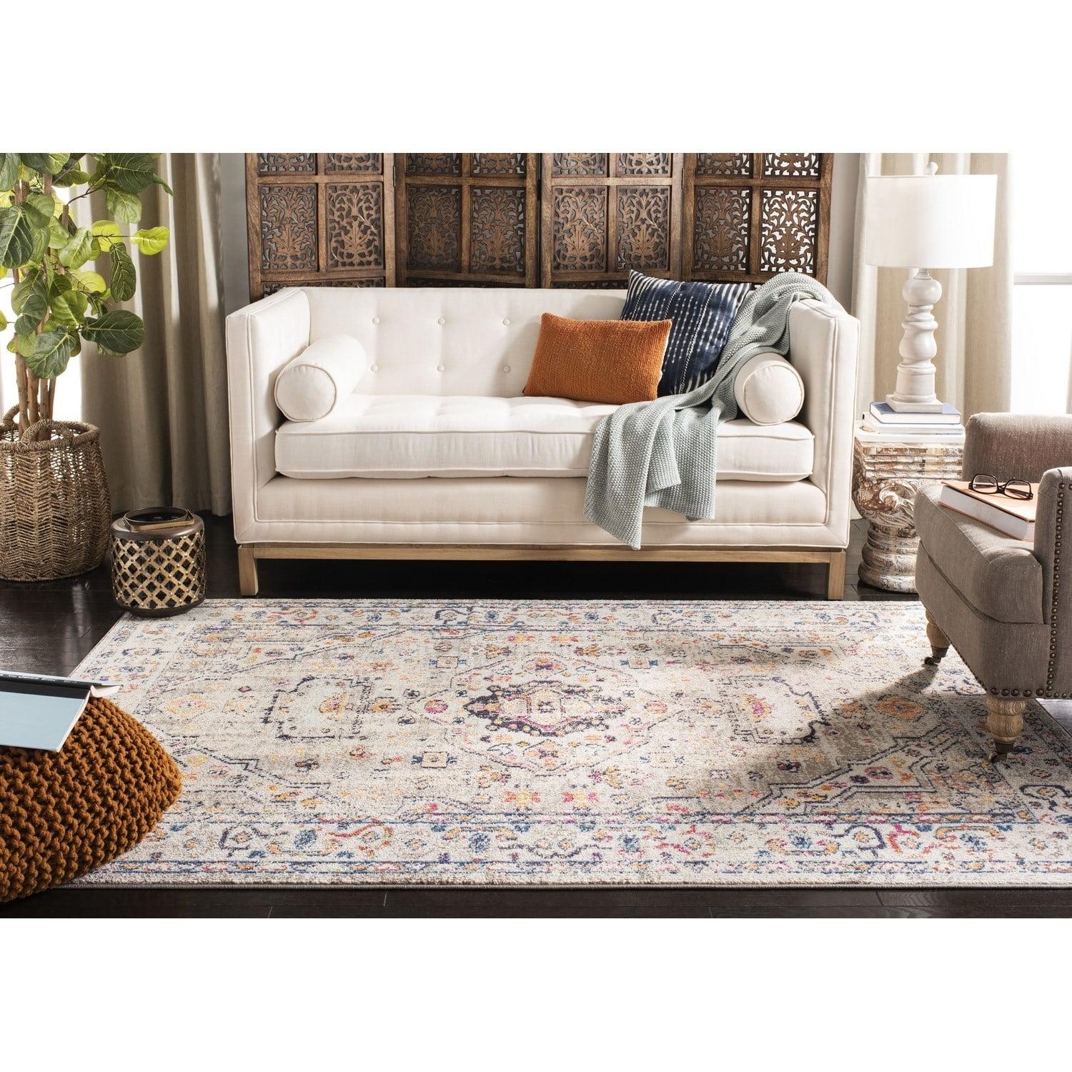 Madison MAD468 Power Loomed Indoor Area Rug - Grey/Blue - 9'x12' - Safavieh