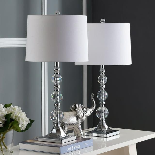 Maeve Crystal Ball Lamp (Set of 2) - Clear/White - Safavieh.